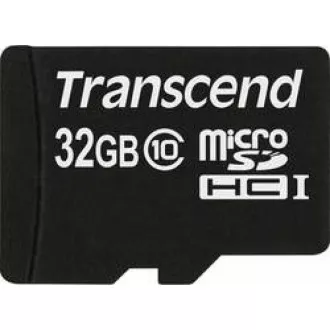 TRANSCEND MicroSDHC karta 32GB Class 10, bez adaptéru