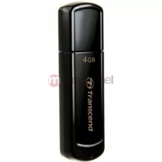 TRANSCEND Flash Disk 4GB JetFlash®350, USB 2.0 (R:13/W:4 MB/s) černá