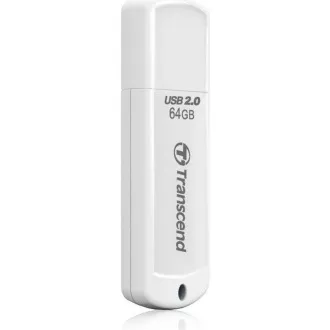 TRANSCEND Flash Disk 64GB JetFlash®370, USB 2.0 (R:16/W:6 MB/s) bílá