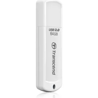 TRANSCEND Flash Disk 64GB JetFlash®370, USB 2.0 (R:16/W:6 MB/s) bílá