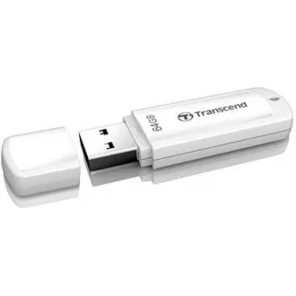 TRANSCEND Flash Disk 64GB JetFlash®370, USB 2.0 (R:16/W:6 MB/s) bílá