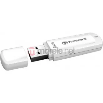 TRANSCEND Flash Disk 64GB JetFlash®370, USB 2.0 (R:16/W:6 MB/s) bílá