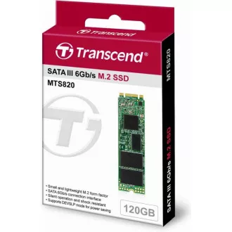 TRANSCEND SSD MTS820 120GB, M.2 2280, SATA III 6Gb/s, TLC, bulk