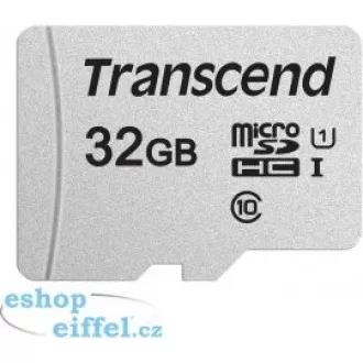 TRANSCEND MicroSDHC karta 32GB 300S, UHS-I U1, bez adaptéru