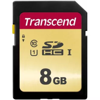 TRANSCEND SDHC karta 8GB 500S, UHS-I U1 (R:95/W:20 MB/s) TRANSCEND SDHC karta 8GB 500S, UHS-I U1 (R:95/W:20 MB/s)