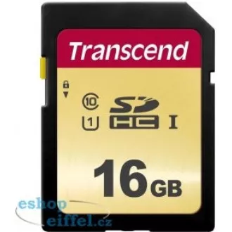 TRANSCEND SDHC karta 16GB 500S, UHS-I U1 (R:95/W:60 MB/s)