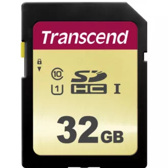 TRANSCEND SDHC karta 32GB 500S, UHS-I U1 (R:95/W:35MB/s) TRANSCEND SDHC karta 32GB 500S, UHS-I U1 (R:95/W:35MB/s)