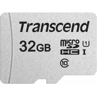TRANSCEND MicroSDHC karta 32GB 300S, UHS-I U1 + adaptér
