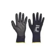 BUNTING BLACK rukavice nylon. PU dlaň 10