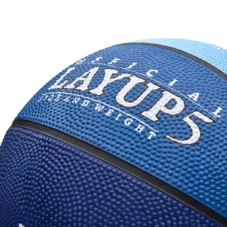 Basketbalový míč METEOR LAYUP vel.5, modrý/tmavě modrý