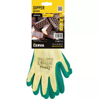 DIPPER rukavice blistr zelená 10