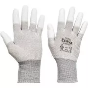 TEREL rukavice nylonové AS PU prsty - 6