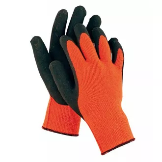 PALAWAN ORANGE rukavice nylon/latex - 10
