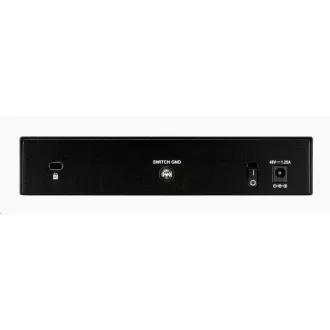 D-Link DGS-1008P 8-port Gigabit Desktop Switch, 4 porty jsou PoE+, PoE budget 68W