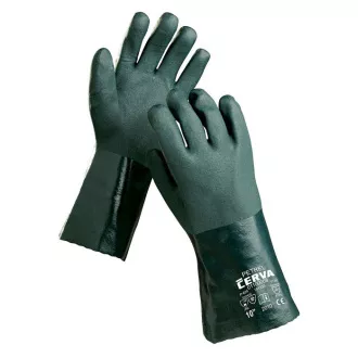 PETREL rukavice celomáč v zel. PVC - 11