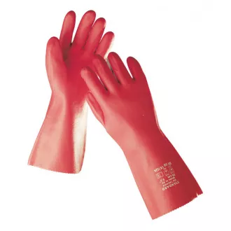 STANDARD rukavice35cm máč. v PVC žluté - 9