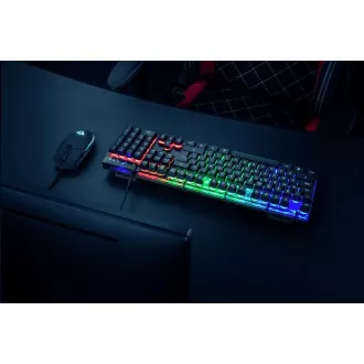 TRUST set klávesnice + myš GXT 838 Azor Gaming Combo US