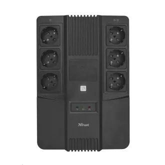 TRUST Záložní zdroj Maxxon 800VA UPS with 6 standard wall power outlets TRUST Záložní zdroj Maxxon 800VA UPS with 6 standard wall power outlets