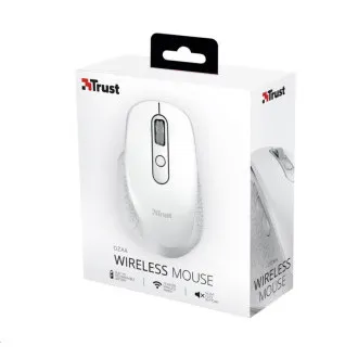 TRUST bezdrátová Myš Ozaa Rechargeable Wireless Mouse - white TRUST bezdrátová Myš Ozaa Rechargeable Wireless Mouse - white