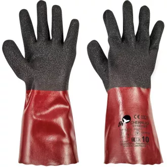 CHERRUG FH rukavice PV černá/červená 7