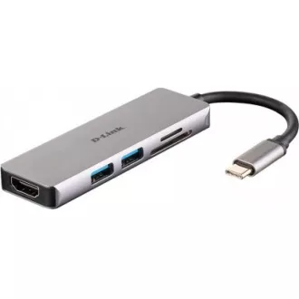 D-Link DUB-M530 5-in-1 USB-C Hub with HDMI and SD/microSD Card Reader