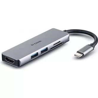 D-Link DUB-M530 5-in-1 USB-C Hub with HDMI and SD/microSD Card Reader