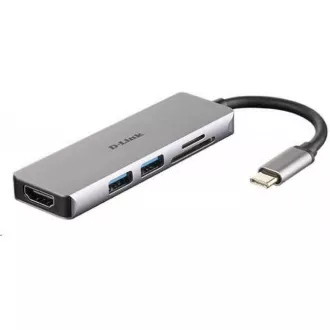 D-Link DUB-M530 5-in-1 USB-C Hub with HDMI and SD/microSD Card Reader