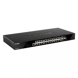 D-Link DGS-1520-28 28-port Smart Managed Switch, 24x gigabit, 2x 10GE RJ45, 2x SFP+ D-Link DGS-1520-28 28-port Smart Managed Switch, 24x gigabit, 2x 10GE RJ45, 2x SFP+