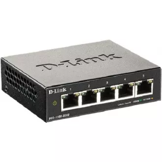 D-Link DGS-1100-05V2 5-port Gigabit Smart Managed switch, fanless