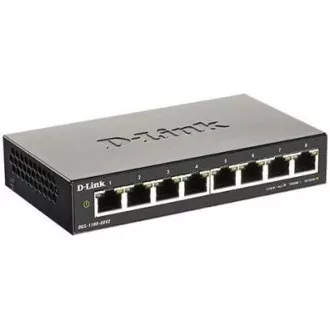 D-Link DGS-1100-08V2 8-port Gigabit Smart Managed switch, fanless