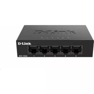 D-Link DGS-105GL 5-port Gigabit Metal Housing Desktop Switch