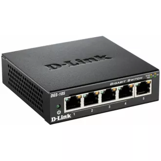 D-Link DGS-105GL 5-port Gigabit Metal Housing Desktop Switch
