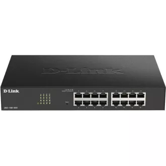 D-Link DGS-1100-16V2 16-Port Gigabit Smart Managed Switch, fanless