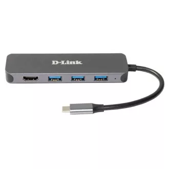 D-Link DUB-2333 USB-C Hub with HDMI and 3x USB3.0, mini docking station