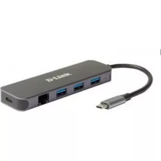 D-Link DUB-2334 USB-C Hub with Gigabit Ethernet and 3x USB3.0
