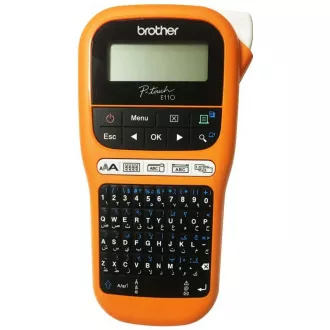 BROTHER tiskárna štítků PT-E110VP - 12mm, pásky TZe - popisovač - pro elektrikáře - s kufrem