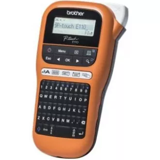 BROTHER tiskárna štítků PT-E110VP - 12mm, pásky TZe - popisovač - pro elektrikáře - s kufrem