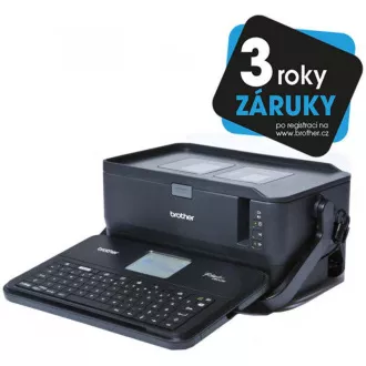 BROTHER tiskárna štítků PT-D800W - 36mm, pásky TZe, tiskárna s velkým barevným displejem, WIFI, Klávesnící