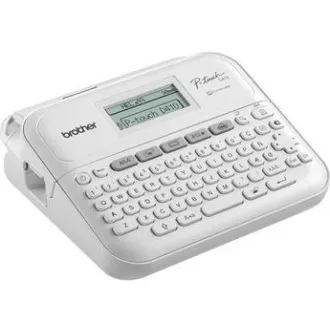 BROTHER tiskárna štítků PT-D410 - 18mm, pásky TZe USB, stolní model, provoz na AA baterie 6ks