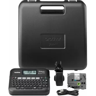 BROTHER tiskárna štítků PT-D460BTVP, 18mm pásky, USB, kufřík, velký grafický displej