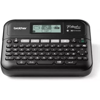 BROTHER tiskárna štítků PT-D460BTVP, 18mm pásky, USB, kufřík, velký grafický displej