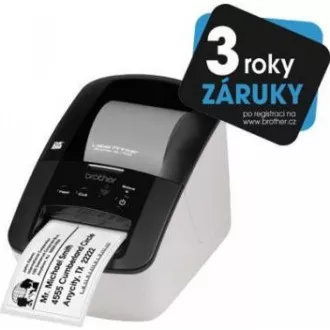 BROTHER tiskárna štítků QL-700 - 62mm, termotisk, USB, Profesionální Tiskárna Štítků
