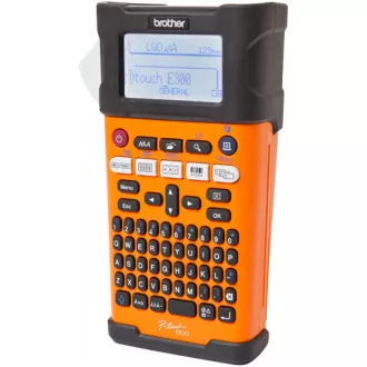 BROTHER tiskárna štítků PT-E300VP - 18mm, pásky TZe, mobilní, s kufrem, Tiskárna Štítků pro průmysl a elekt - popisovač