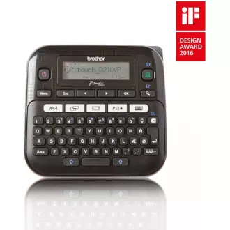BROTHER tiskárna štítků PT-D210VP - 12mm, pásky TZe v kufříku - popisovač