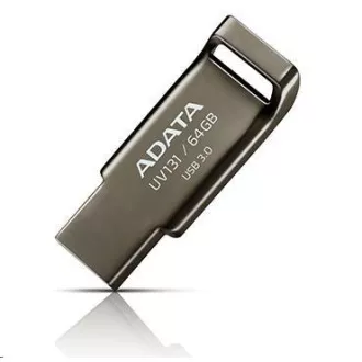 ADATA Flash Disk 64GB UV131, USB 3.1 DashDrive, Chromium Grey, šedá