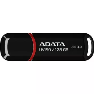 ADATA Flash Disk 128GB UV150, USB 3.1 Dash Drive (R:90/W:20 MB/s) černá