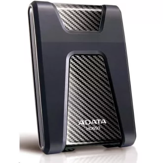 ADATA Externí HDD 4TB 2, 5" USB 3.1 DashDrive Durable HD650, černý (gumový, nárazu odolný)