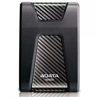 ADATA Externí HDD 4TB 2, 5" USB 3.1 DashDrive Durable HD650, černý (gumový, nárazu odolný)