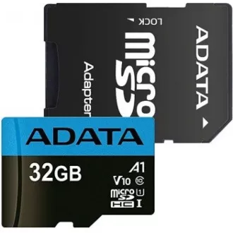 ADATA MicroSDHC karta 32GB UHS-I Class 10, A1 + SD adaptér, Premier