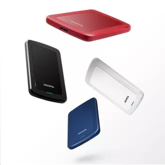 ADATA Externí HDD 1TB 2, 5" USB 3.1 HV300, bílá